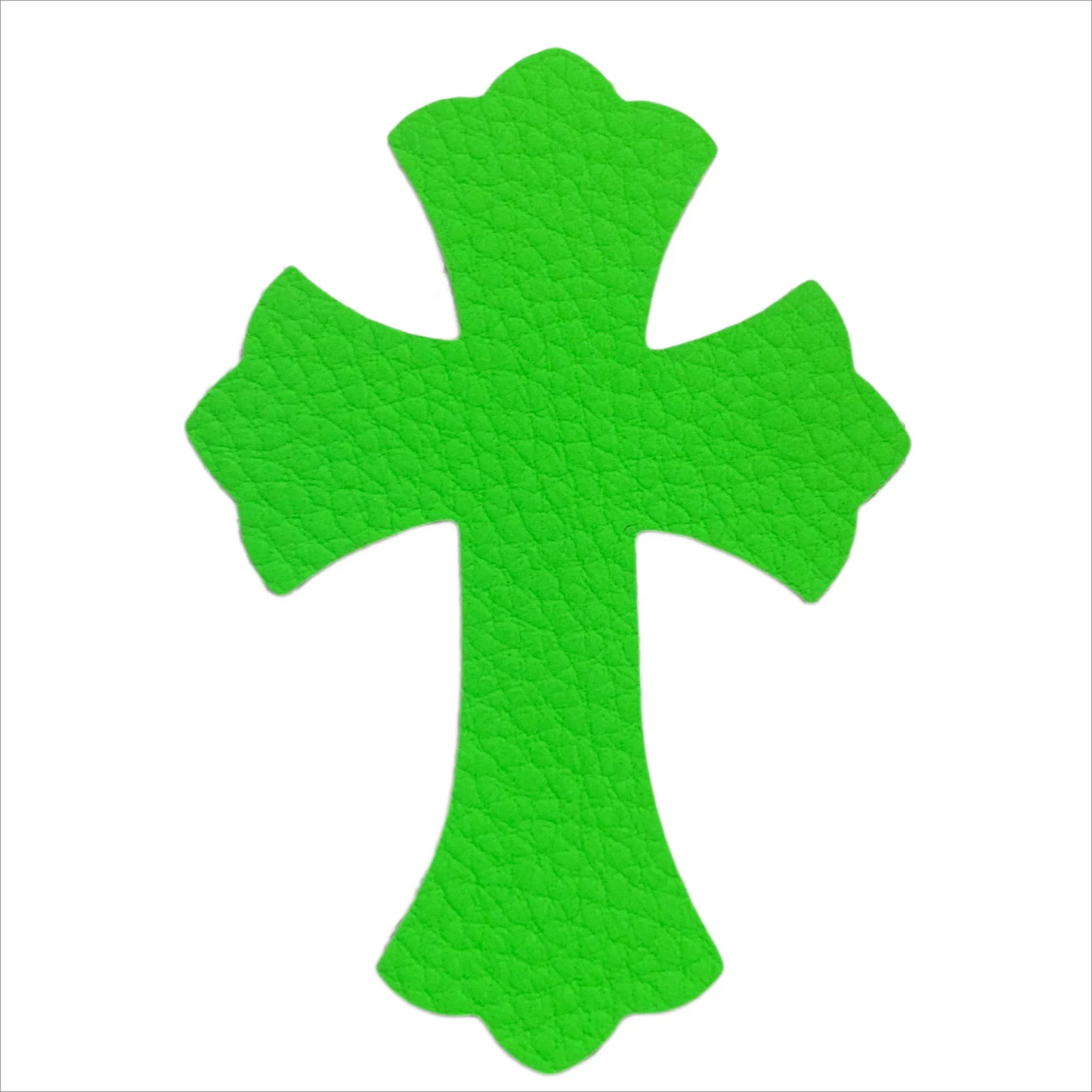 Genuine Leather Chromehearts Patches - Individuals - DIY Craft Pieces in Multiple Colors