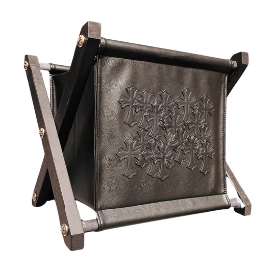Book Storage Inspired by Chrome Hearts - Black