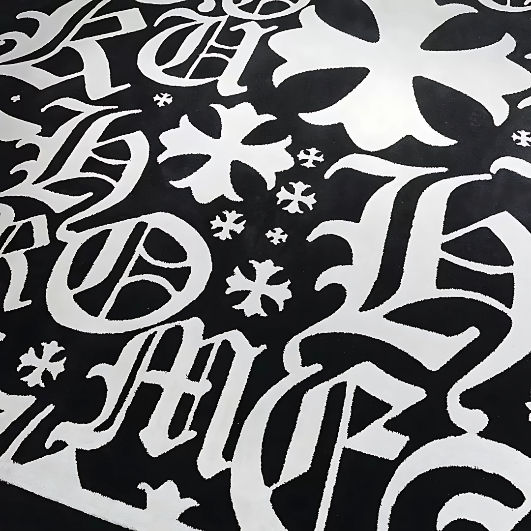 Oversized 'Cemetery' Rug – Inspired by Chrome Hearts | Bold Statement Living Room Rug by Per Diem